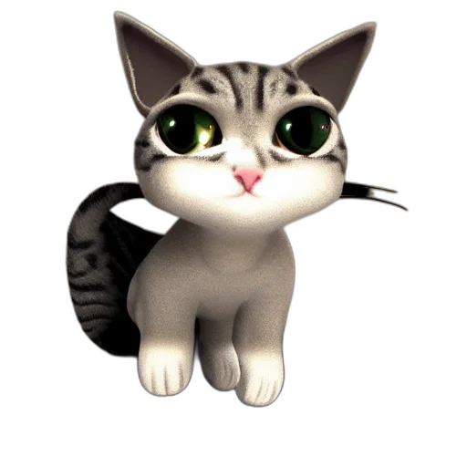 staff, animal, creature, 3d render transparent PNG cut-out