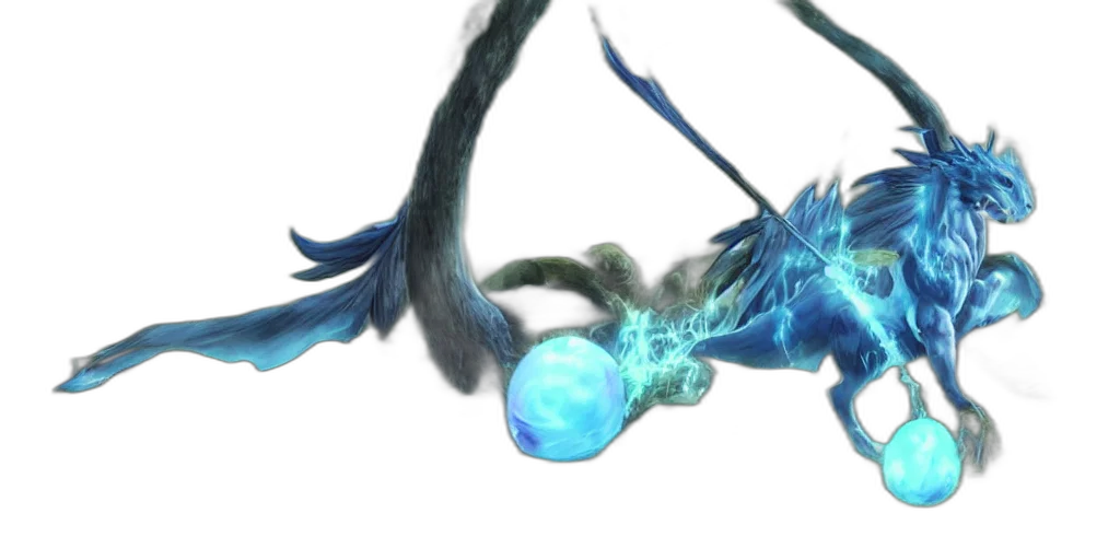 dragon, staff, sword, weapon transparent PNG cut-out