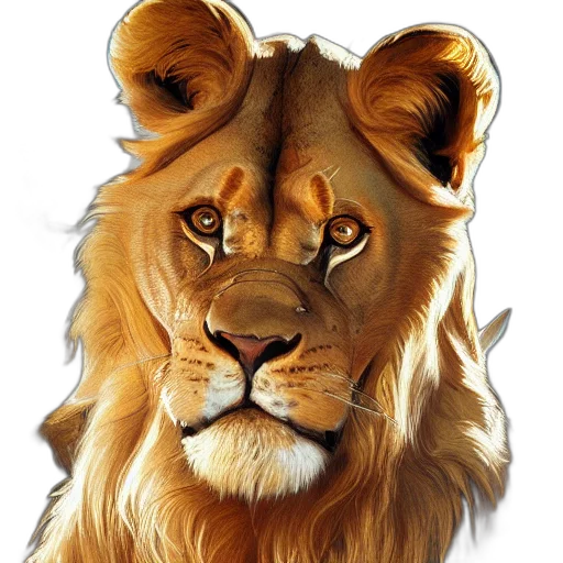 animal, crown, staff, face transparent PNG cut-out