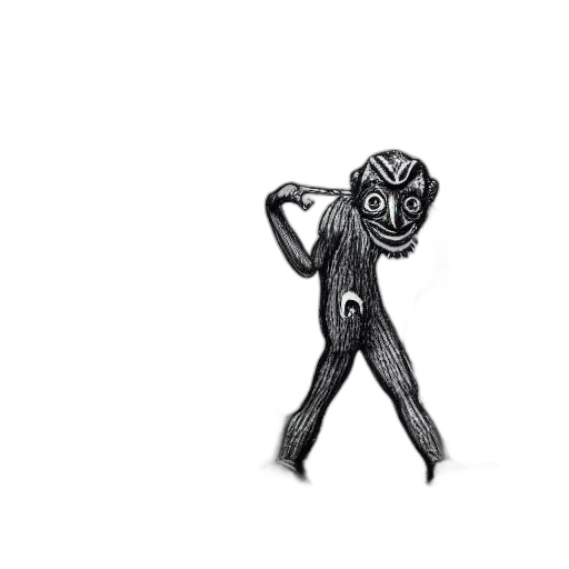 mask, creature, staff, jewelry transparent PNG cut-out