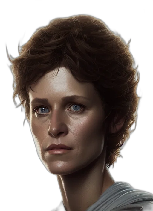 face, photorealistic, concept art, fantasy art transparent PNG cut-out