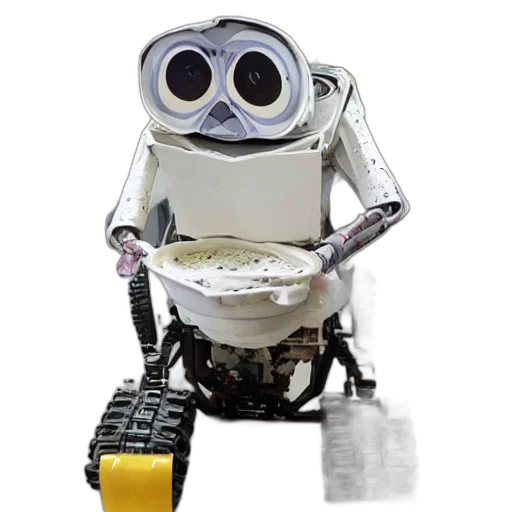 robot, staff, car, 3d render transparent PNG cut-out