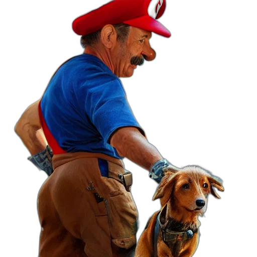 animal, hat, staff, weapon transparent PNG cut-out
