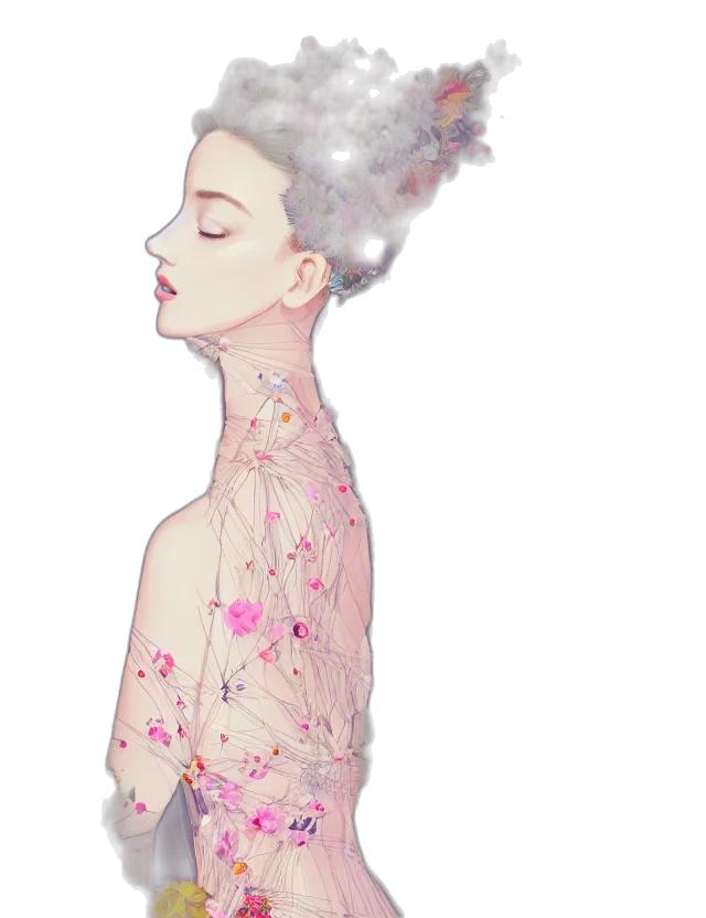 dress, crown, jewelry, flower transparent PNG cut-out