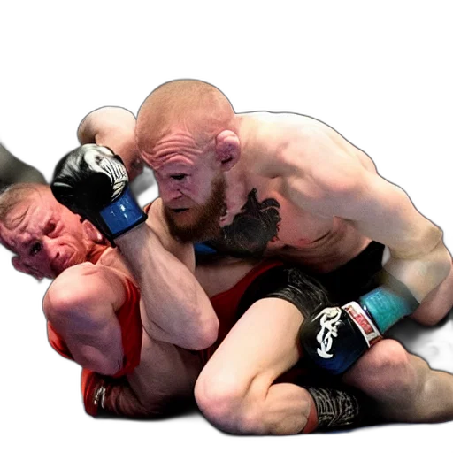 photorealistic, concept art, gollum, wrestling transparent PNG cut-out