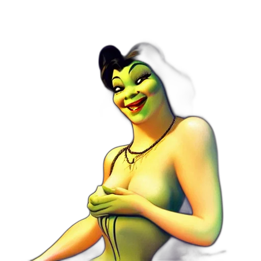 creature, dress, mask, staff transparent PNG cut-out