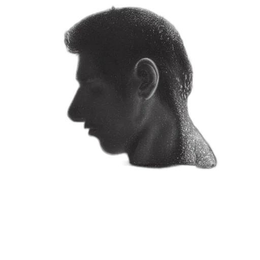 face, mask, hair, robot transparent PNG cut-out