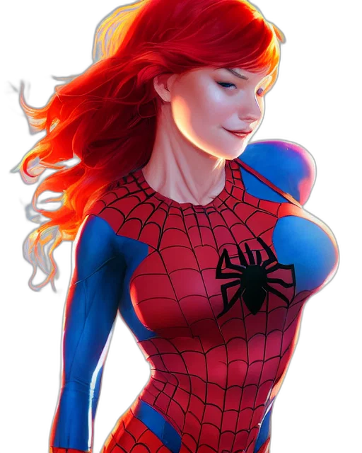 comic book art, concept art, 3d render, fantasy art transparent PNG cut-out