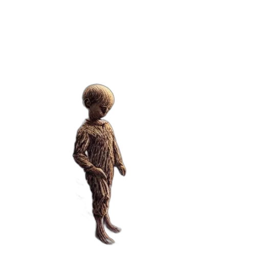 staff, robot, creature, dress transparent PNG cut-out