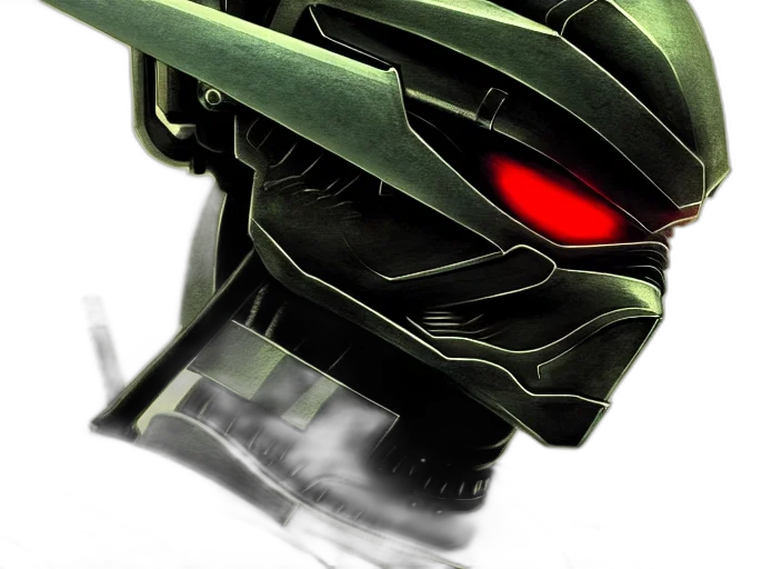robot, mask, weapon, face transparent PNG cut-out