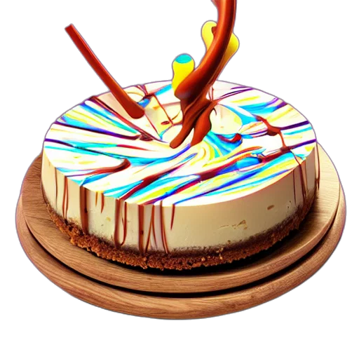 food, staff, crown, 3d render transparent PNG cut-out