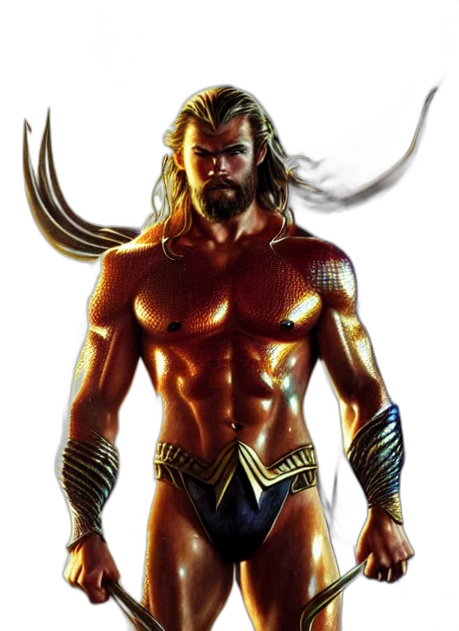 comic book art, concept art, fantasy art, 3d render transparent PNG cut-out