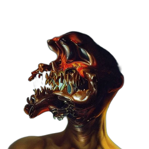 mask, face, creature, crown transparent PNG cut-out
