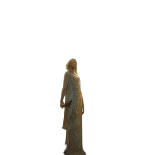 dress, staff, sword, jewelry transparent PNG cut-out