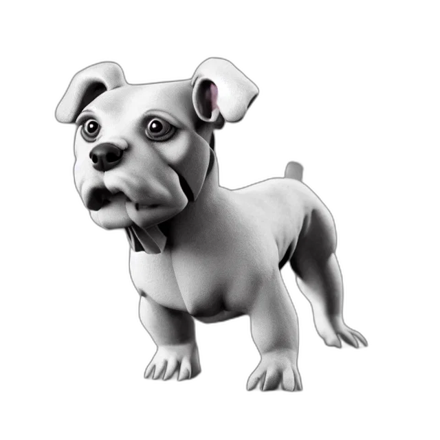 animal, creature, staff, 3d render transparent PNG cut-out