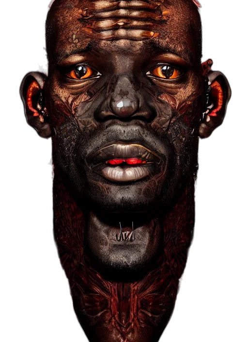 face, mask, creature, animal transparent PNG cut-out
