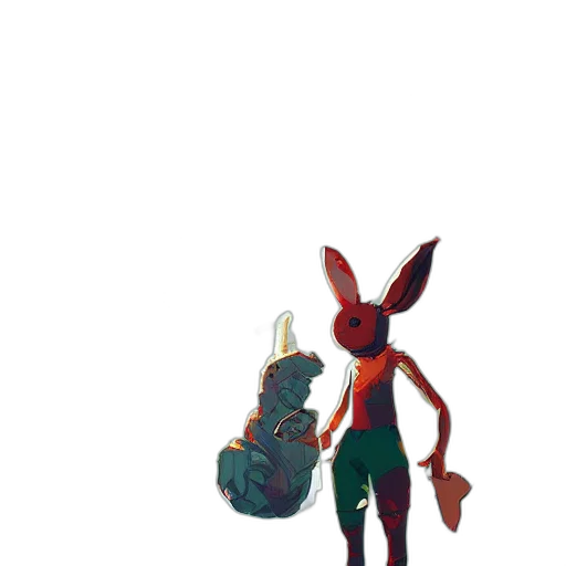 creature, robot, staff, animal transparent PNG cut-out