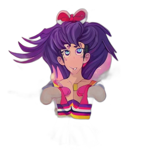 jewelry, vaporwave, anime, pixel art transparent PNG cut-out