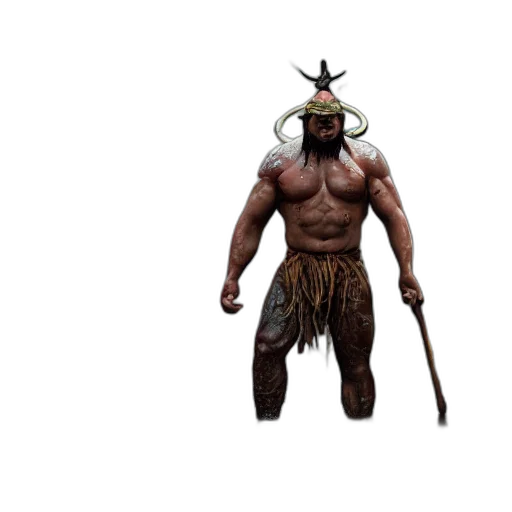 creature, staff, mask, animal transparent PNG cut-out