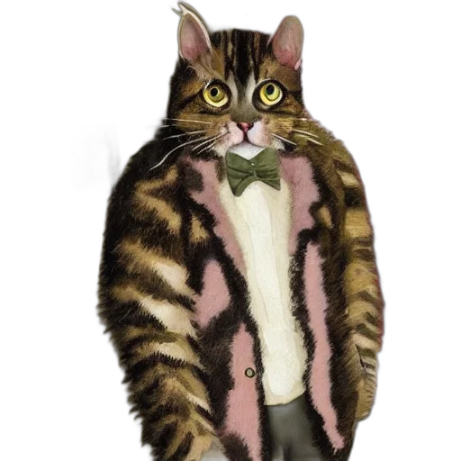 jacket, animal, creature, dress transparent PNG cut-out
