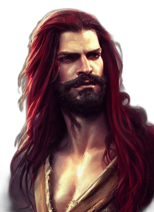 face, fantasy art, concept art, comic book art transparent PNG cut-out