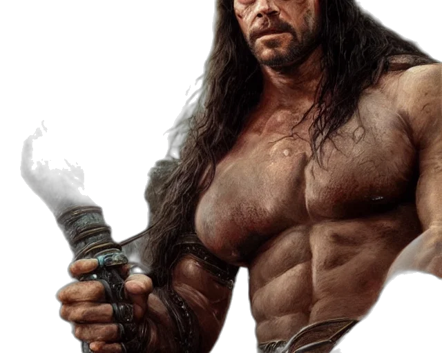 sword, hair, weapon, fantasy art transparent PNG cut-out