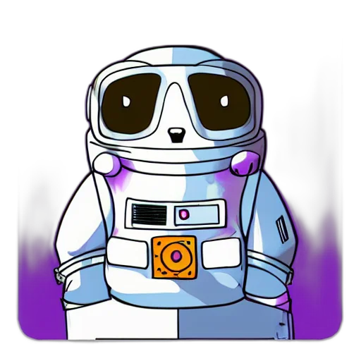robot, staff, face, pixel art transparent PNG cut-out