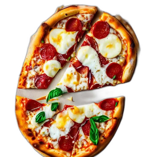 food, face, 3d render, photorealistic transparent PNG cut-out