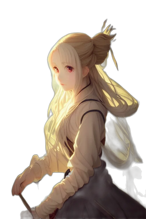 dragon, staff, dress, creature transparent PNG cut-out
