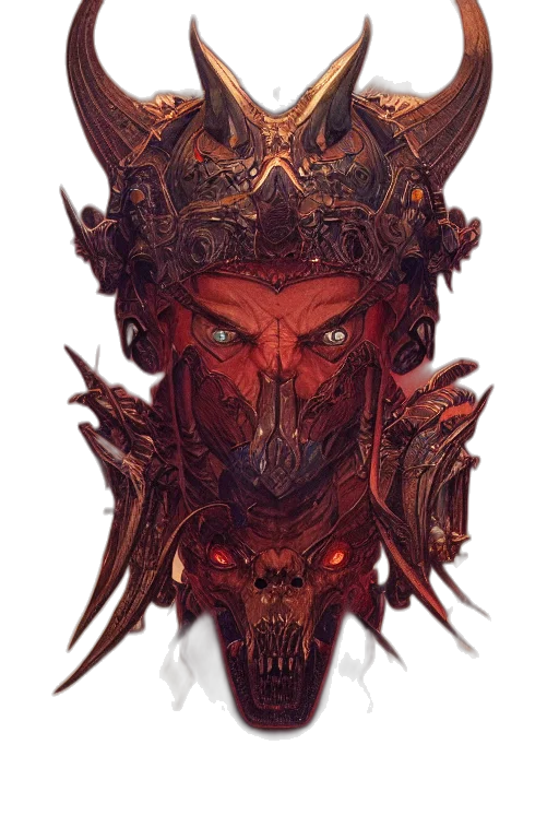 mask, face, crown, creature transparent PNG cut-out