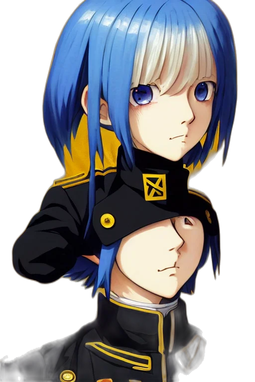 staff, face, robot, jacket transparent PNG cut-out