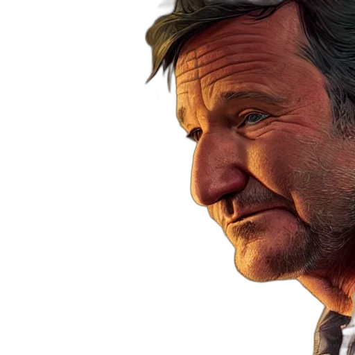 face, concept art, photorealistic, 3d render transparent PNG cut-out