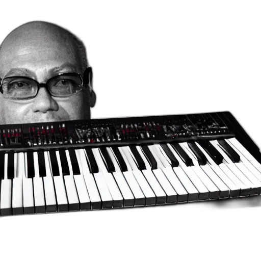 richard, james, synth, 1988 transparent PNG cut-out
