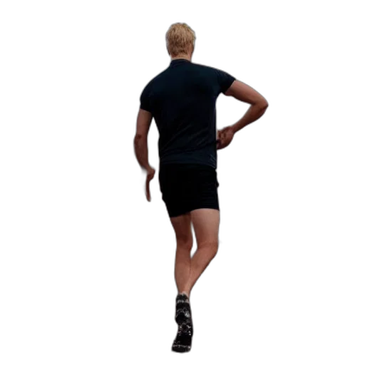 staff, jacket, blond, dude transparent PNG cut-out