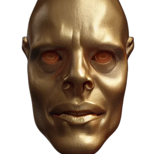 mask, face, creature, robot transparent PNG cut-out