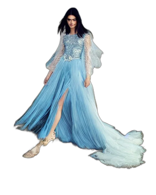 dress, fantasy art, concept art, photorealistic transparent PNG cut-out