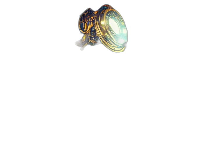 jewelry, crown, staff, 3d render transparent PNG cut-out