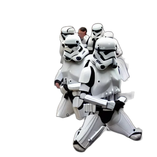 staff, weapon, robot, 3d render transparent PNG cut-out
