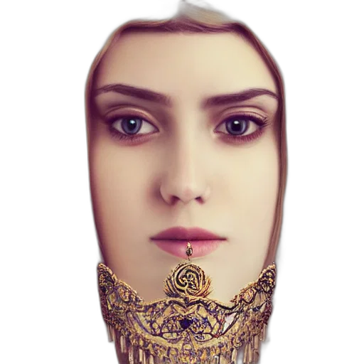 face, mask, jewelry, crown transparent PNG cut-out