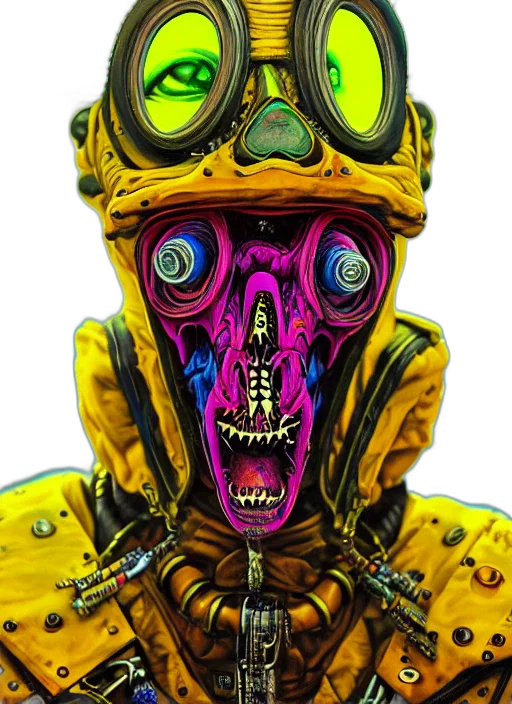 mask, face, robot, creature transparent PNG cut-out