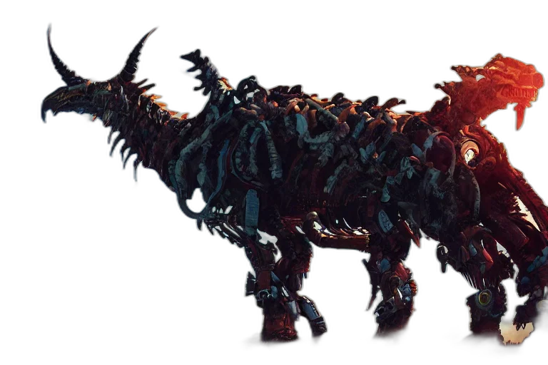 animal, dragon, creature, weapon transparent PNG cut-out