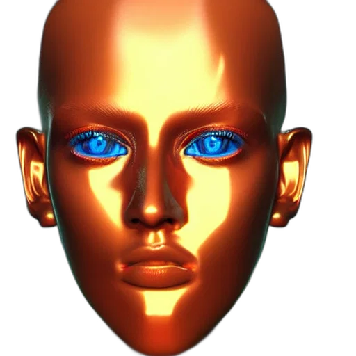 face, robot, mask, jewelry transparent PNG cut-out
