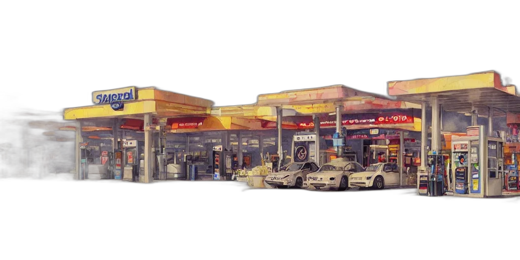 car, building, photorealistic, concept art transparent PNG cut-out