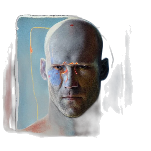 face, mask, robot, creature transparent PNG cut-out
