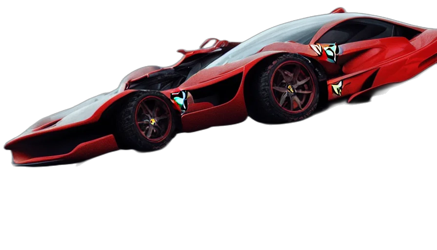 car, weapon, 3d render, concept art transparent PNG cut-out