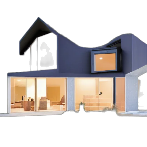 furniture, building, 3d render, concept art transparent PNG cut-out