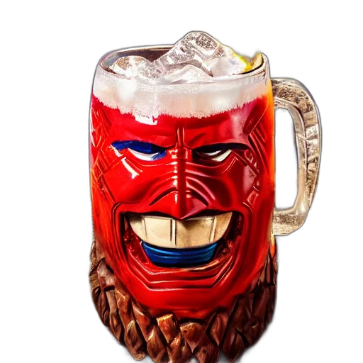 mask, 3d render, photorealistic, comic book art transparent PNG cut-out