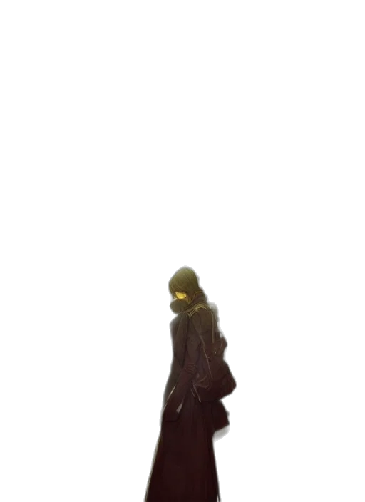 staff, dress, jacket, creature transparent PNG cut-out