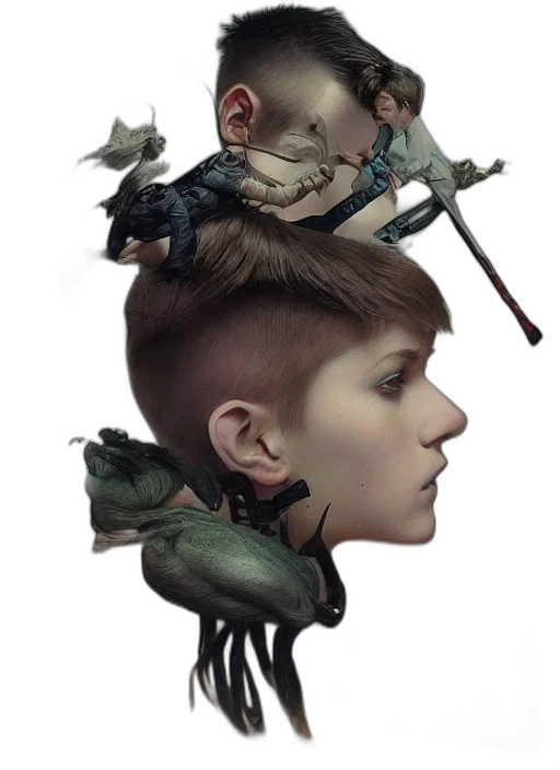 creature, dragon, face, mask transparent PNG cut-out