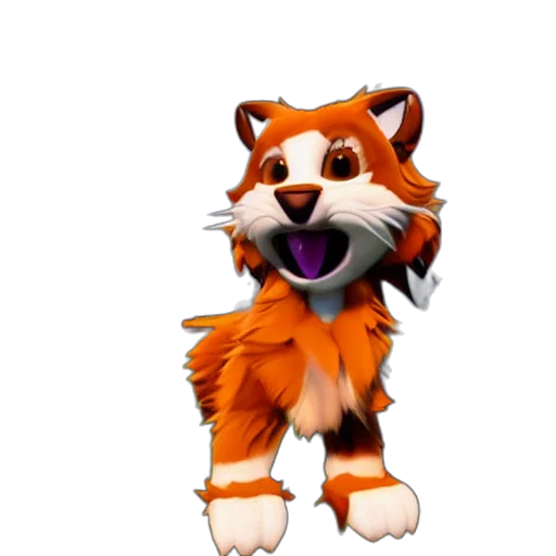 animal, staff, creature, 3d render transparent PNG cut-out